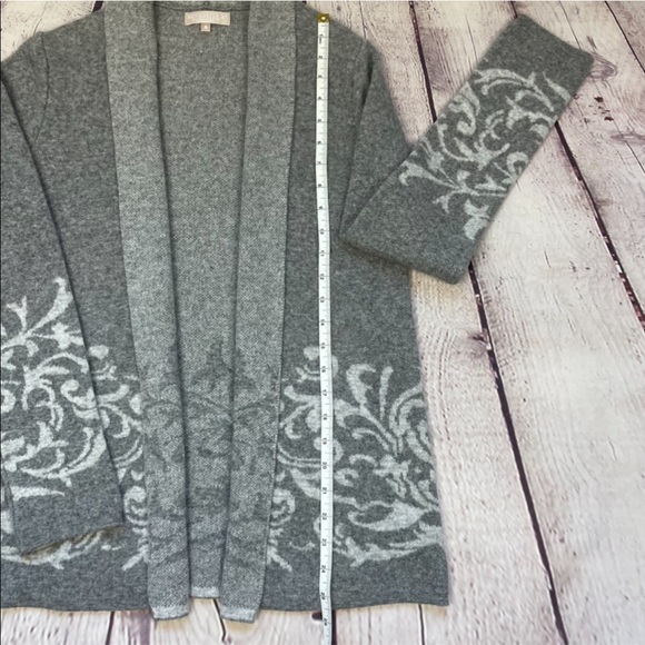Cashmere Wool Cardigan Open Drape Bendetta B Size Small Gray - Picture 10 of 12